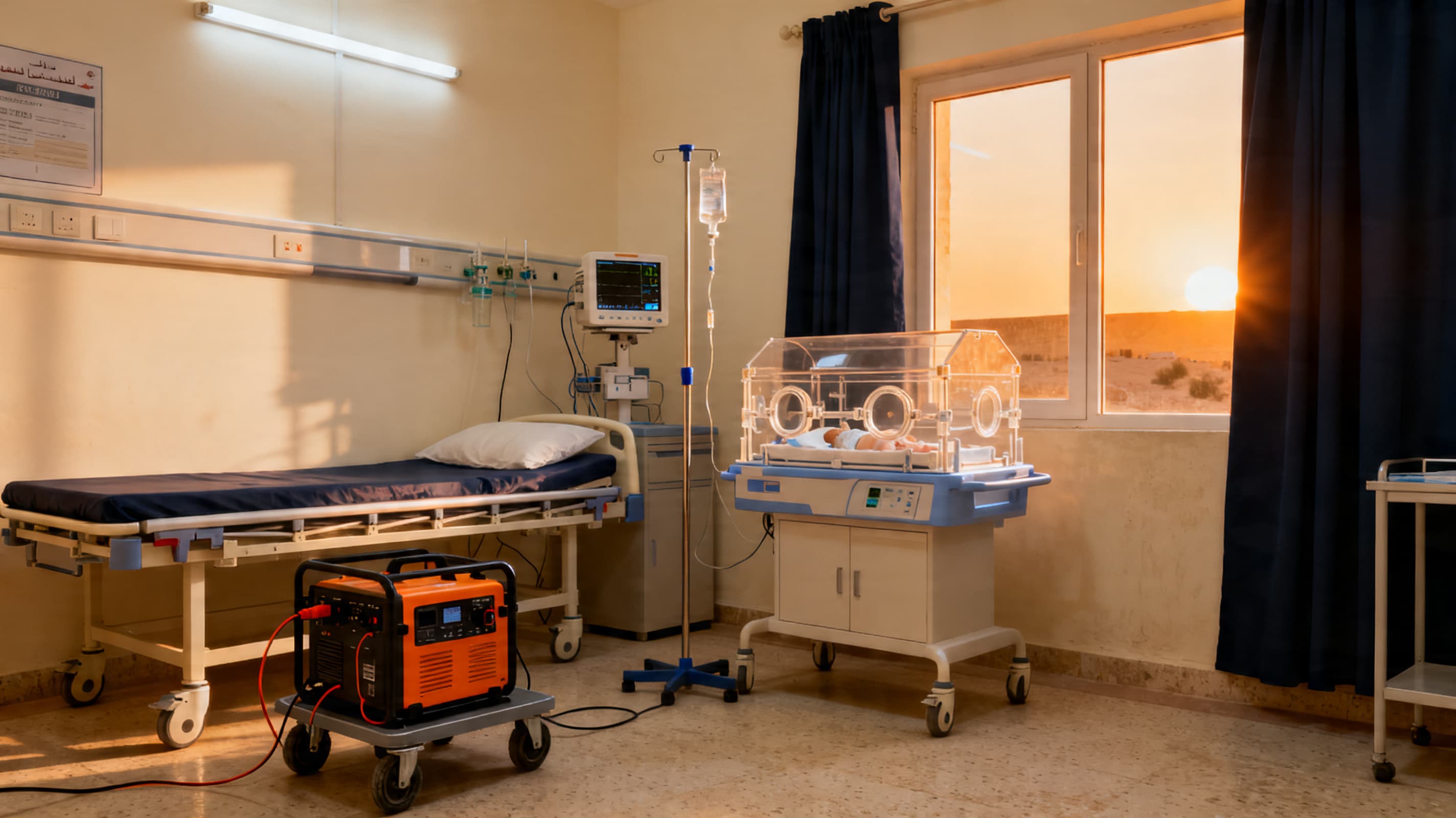 Healthcare — Power that does not fail mid-procedure.